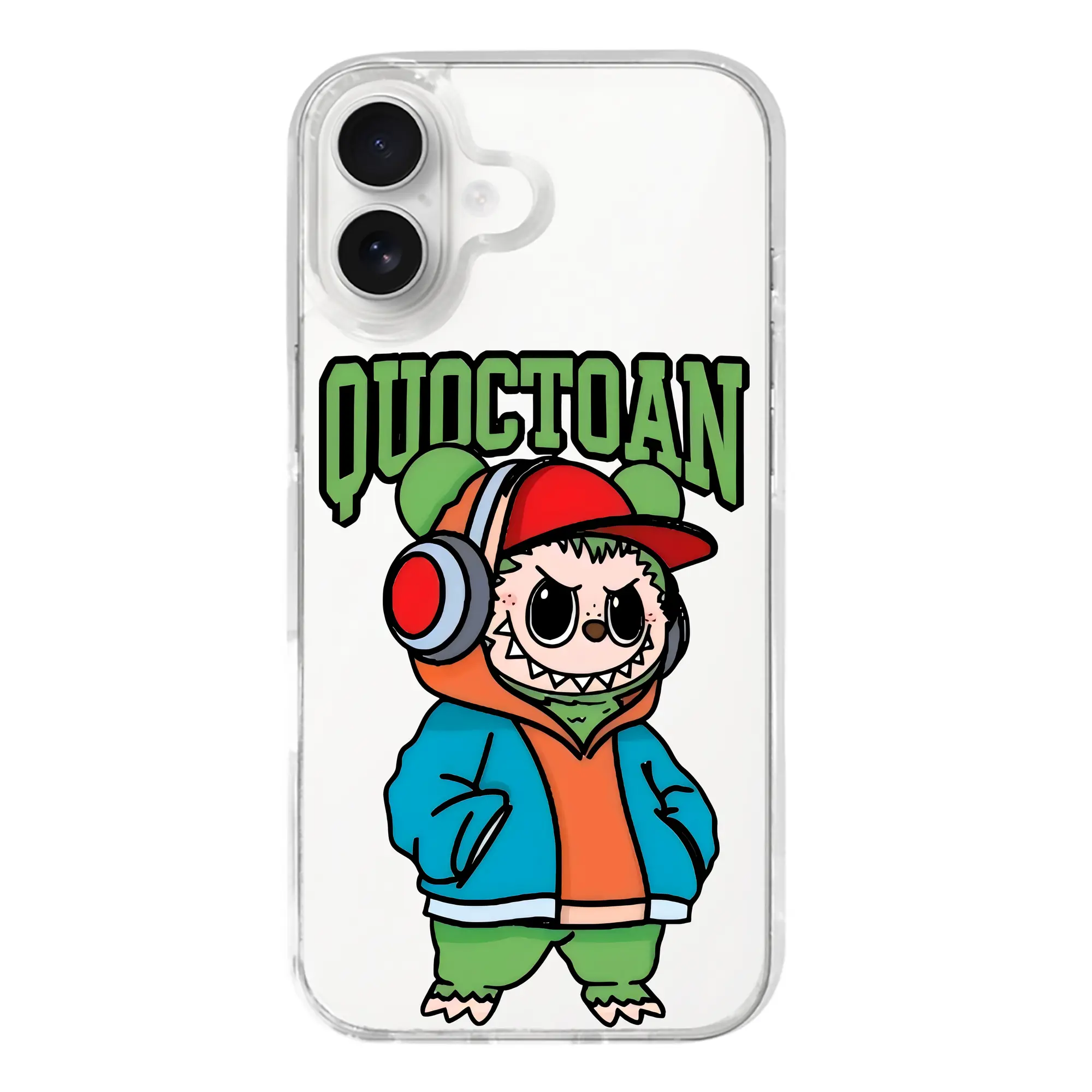 ラブブ グッズ モココ - iPhone 17シリーズ 透明スマホケース – 薄型・耐衝撃・精密フィット保護カバー